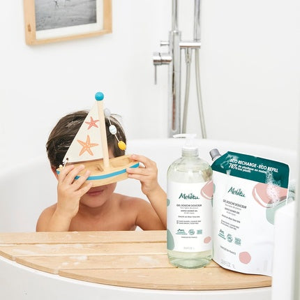 Gel de duș Melvita Organic Aloe Vera 1L