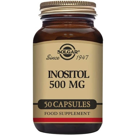 Supliment alimentar, Solgar, Inositol 500mg, 50 capsule