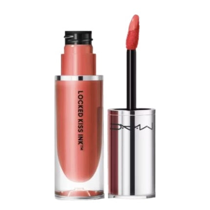Ruj lichid, Mac Locked Kiss Ink, nuanta nude cald, 4 mL