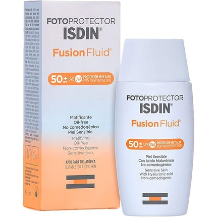 Cremă pentru față, ISDIN, Fusion Fluid SPF 50+, 50ml