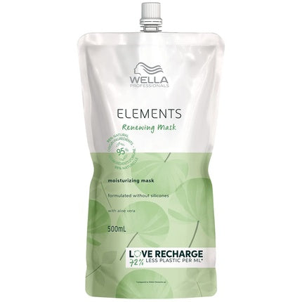 Masca pentru par, Wella, WP Elements Renewing, 500ml, Refill