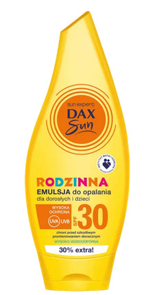 Emulsie bronzantă, Dax Cosmetics, 250 ml, SPF 30
