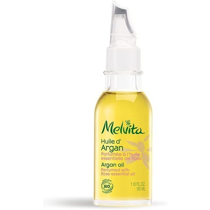 Ulei de corp, Melvita, organic, argan, cu esență de trandafir, 50ml