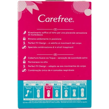 Absorbante zilnice, Carefree, Breathing, 44 buc