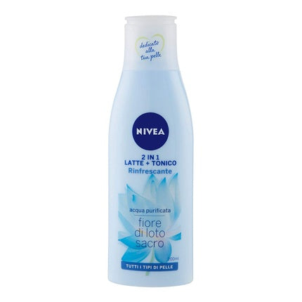 Lapte Demachiant si Tonic 2 in 1, Nivea, Aqua, 200ml