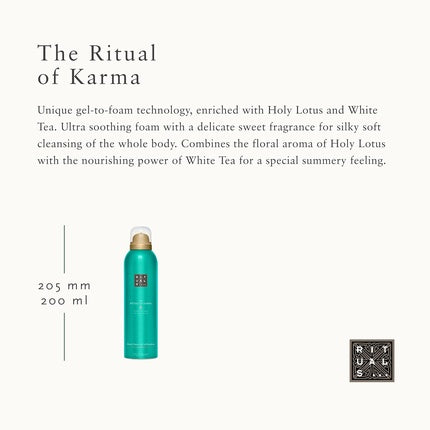 Gel de duș spumant, Rituals, The Ritual of Karma, 200ml