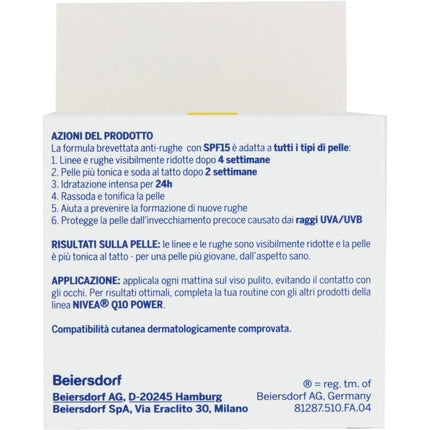 Crema de Fata Antirid de Zi, Nivea Q10, 50ml