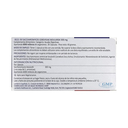 Supliment alimentar, Lamberts, Saccharomyces Boulardii, 300mg