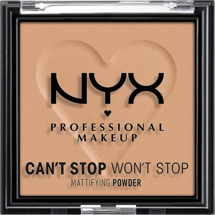 Pudră Matifiantă, NYX, Can't Stop Won't Stop, Tan