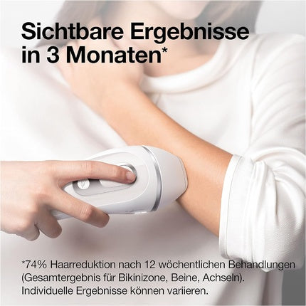 Aparat epilare IPL, Braun, Silk Expert Pro 3, alb/argintiu