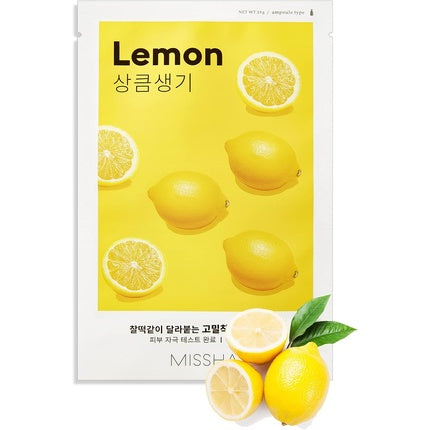 Masca de fata, Missha, Airy Fit Lemon, 19g