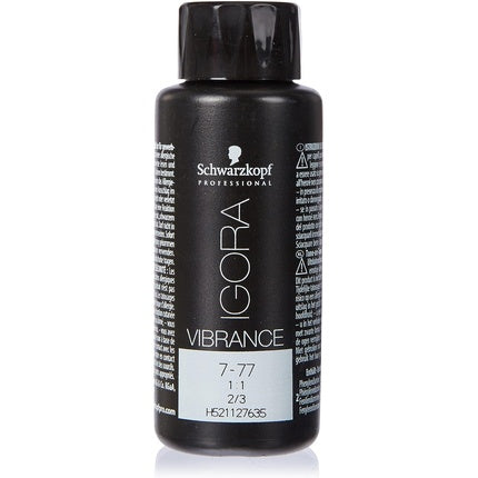 Vopsea par, Schwarzkopf, Igora Vibrance 7-77, Blond mediu cupru