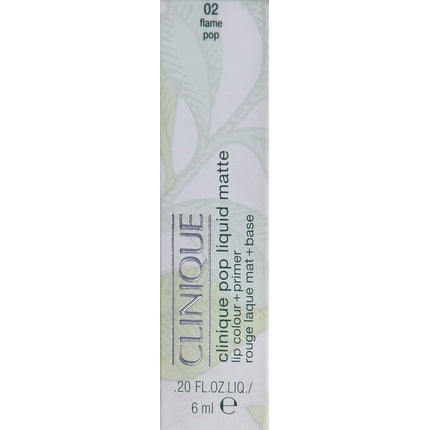 Ruj lichid, Clinique, Pop Liquid Matte Flame, roșu