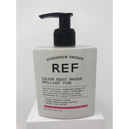 Masca colorant pentru par, Ref, Colour Boost, roz, 200ml