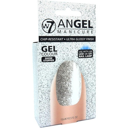 Ojă Gel, W7, Angel Manicure, argintiu