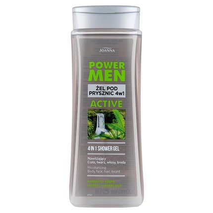 Gel de duș 4în1, Joanna, Power Men Active, 300 ml
