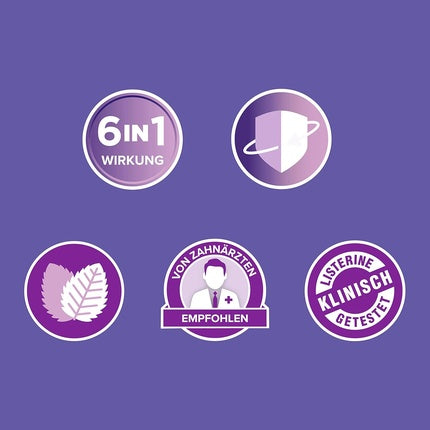 Apa de gura, Listerine, Total Care 6in1, violet, 500ml