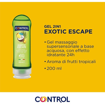 Gel de masaj, Control, Exotic Escape, 100g