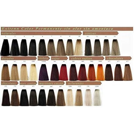 Vopsea de păr Exitenn Permanent, Maro, 60g