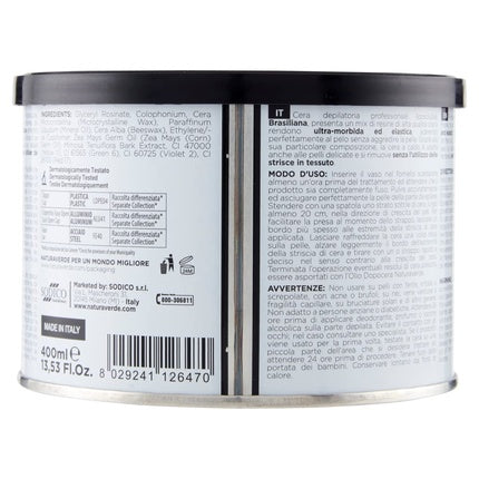 Ceară Epilatoare Naturaverde, Negru, 400ml