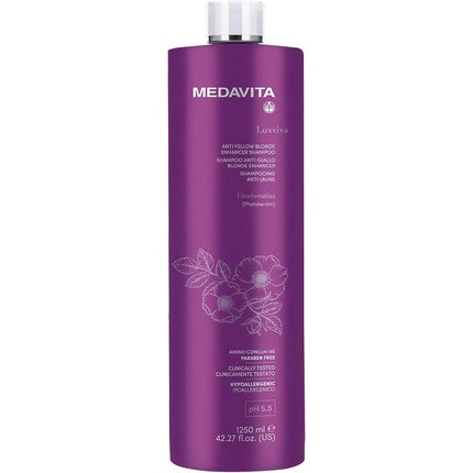 Șampon Medavita Luxviva, anti-galben, 1250ml