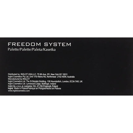 Paletă Farduri, Inglot, Freedom System, negru