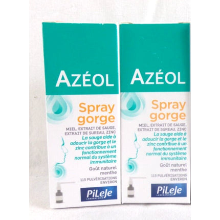 Spray pentru gât, Pileje, Azeol, mentă, 15ml