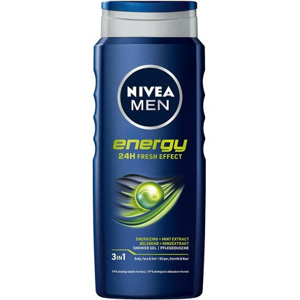 Gel de Duș, Nivea Men, Energy, 500ml