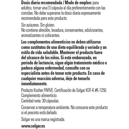 Capsule vegetale, Solgar L-Glutathione Reduced, 50mg