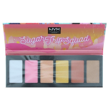 Paletă highlighter, NYX, Sugar Trip Squad, 30g