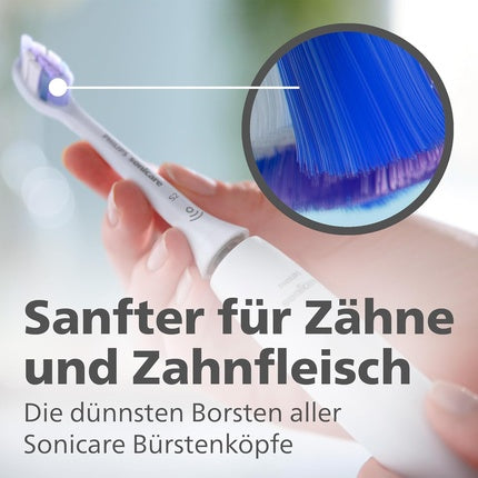 Capete periuță electrică Philips Sonicare S2, Sensitive, alb