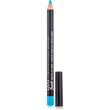 Creion contur buze, NYX, Suede Matte, albastru