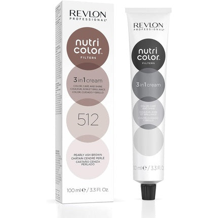 Vopsea de păr, Revlon, Nutri Color Filters, Maro cenușiu perlat