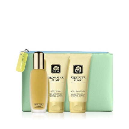 Set Parfum, Clinique, Aromatics Elixir, bej, 3 piese