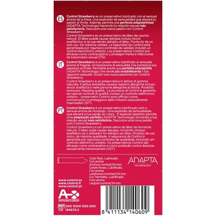 Prezervative Control, aromă de căpșuni, 12 bucăți