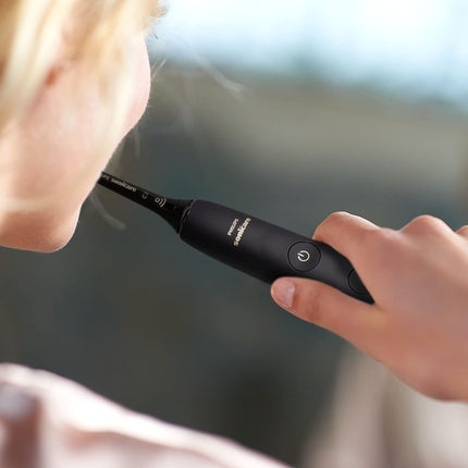 Periuță de dinți electrică sonică Philips Sonicare App Negru Aur Roz