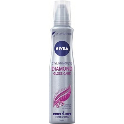 Mousse de păr, Nivea, Diamond Gloss, 150ml, extra puternic