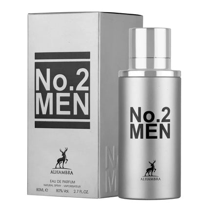 Parfum Alhambra No.2 Bărbați, Argintiu, 80ml