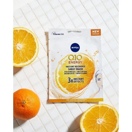 Masca anti-rid, Nivea, Q10+Vitamina C, 10g