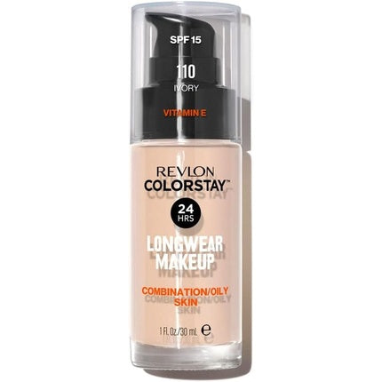 Fond de ten, Revlon, Colorstay Makeup Combination/oily Skin #110 SPF15, 30g