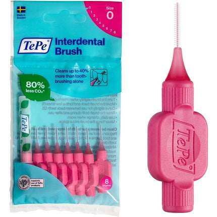 Periuțe interdentare, TePe, Original, roz, mărimea 0