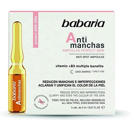 Fiola Babaria Anti-Pete, Perfect Skin, 2ml, 5 bucăți