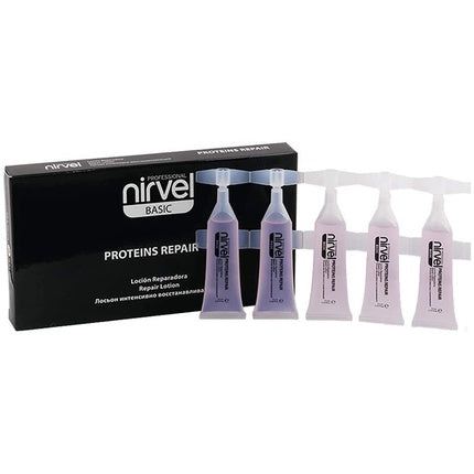 Set șampon și balsam, Nirvel Basic Proteins Repair, 10x10ml