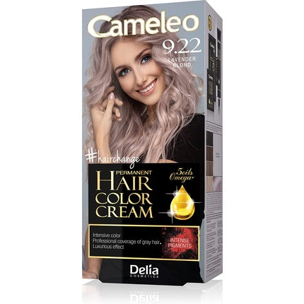 Vopsea de păr, Delia Cameleo, blond lavandă, 9.22