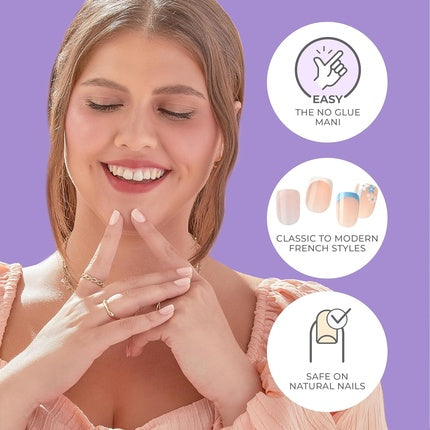 Unghii Artificiale, Impress, French, Neutru Alb