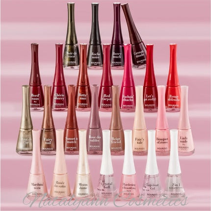 Lac de unghii, Bourjois, 1 Second 39 Noir De Coco, 9 ml