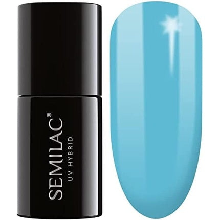 Lac de unghii, Semilac, Intense Blue, 7ml