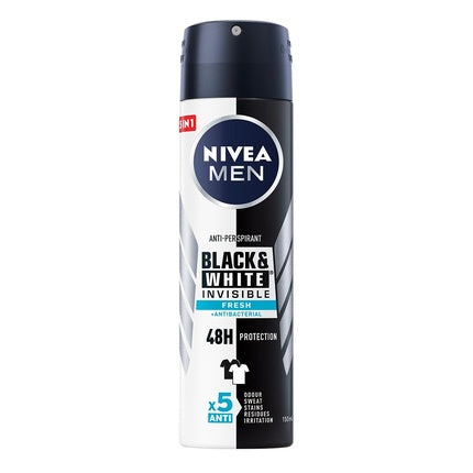 Deodorant Nivea Men Black&White Invisible Fresh Spray 150ml