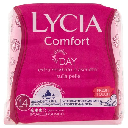 Absorbante cu aripioare, Lycia Ultra, 14 bucati