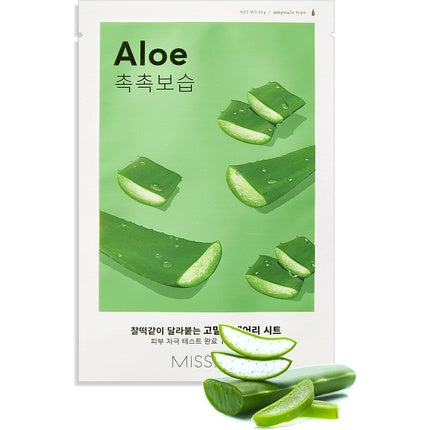 Masca din Bumbac cu Aloe Vera, Missha, Airy Fit 19g